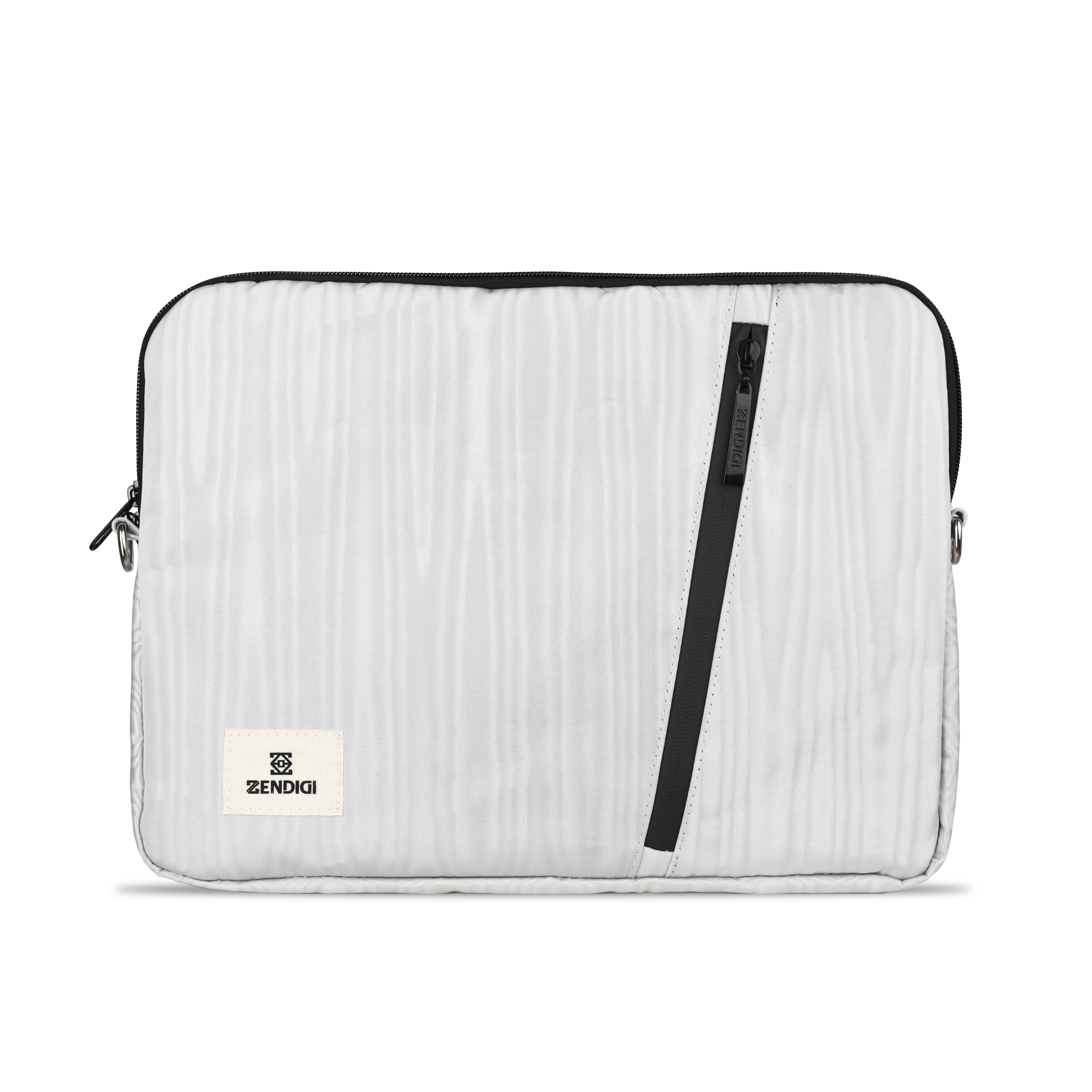 White Illusion laptop case 13 - 14 inch