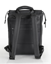 מילאנו, תיק גב למחשב נייד, מושלם ללימודים, מתאים מאוד לסטודנטים ואנשים שעובדים עם הלפטופ, לימים ארוכים וקצרים כאחד, השילוב המושלם בין נוחות לאיכות בלתי מתפשרת, תיק גב טבעוני ללפטופ מוצג מהגב