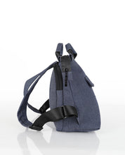 תיק גב מדריד ג׳ינס בזווית צד - כיסוי למחשב נייד מובנה, עומק מרשים ורצועות נוחות לנשיאה יומיומית אורבנית