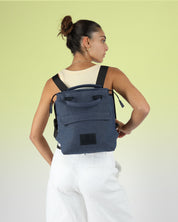 תיק גב קטן לנשים בגזרת ריבוע קלאסית – מיני מדריד ג'ינס של זנדיגי לנשיאה יומיומית אופנתית