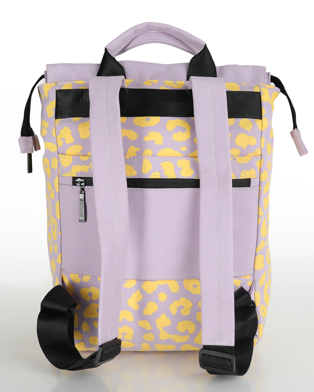 תיק גב מילאנו ויולה מנומר - תיק מחשב נייד מרווח ופרקטי עם רצועות נוחות ותא אחורי למזוודה