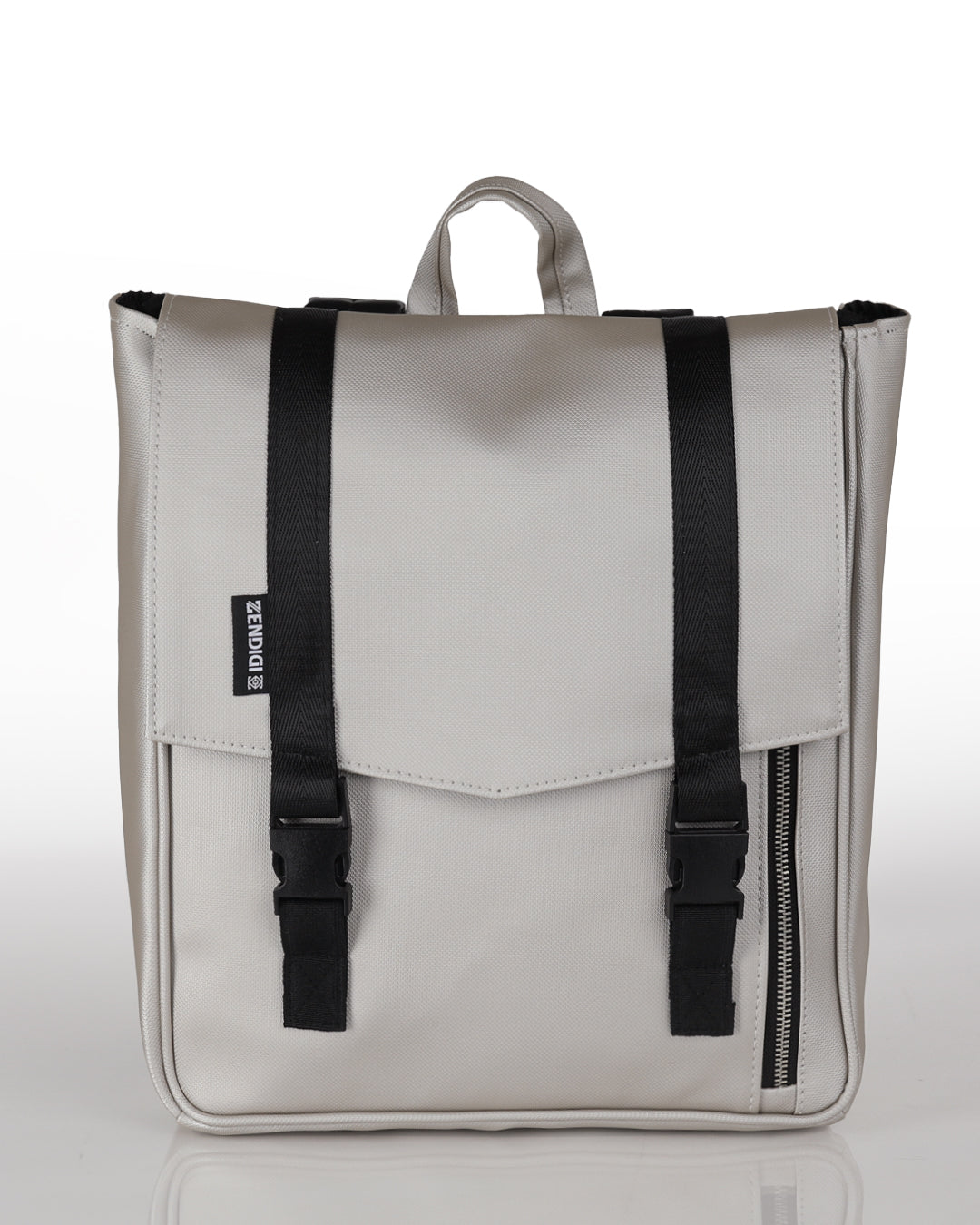 תיק גב למחשב נייד של זנדיגי - מיני טוקיו כסף שיבולים, תיק לפטופ לסטודנטים והייטקיסטים, מעולה לטיולים ונסיעות.