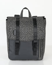 תיק גב למחשב נייד של זנדיגי - מיני טוקיו אפור מנומר, תיק לפטופ לסטודנטים והייטקיסטים, מעולה לטיולים ונסיעות.